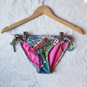 Xhilaration Tie Floral Bikini Bottoms